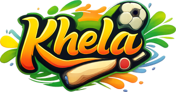khela ব্র্যান্ডের লাল গেমিং লোগো
